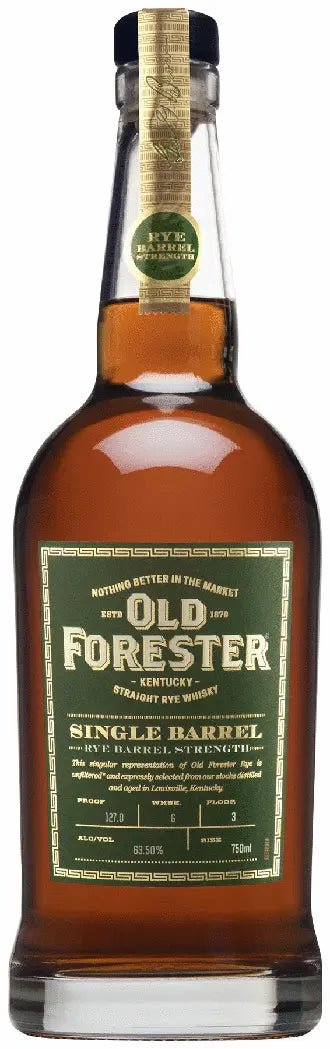 Old Forester Single Barrel Rye Barrel Proof