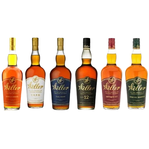 Weller Complete Set of 6 bottles all 750ML