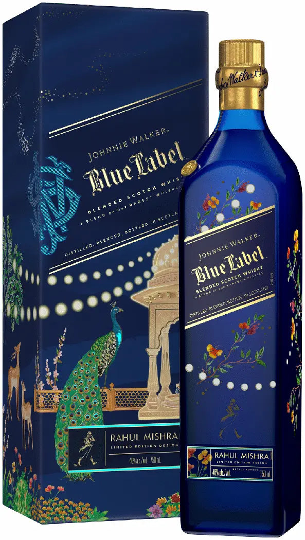 Johnnie Walker Blue Diwali Rahul Mishra Limited Edition Blended Scotch