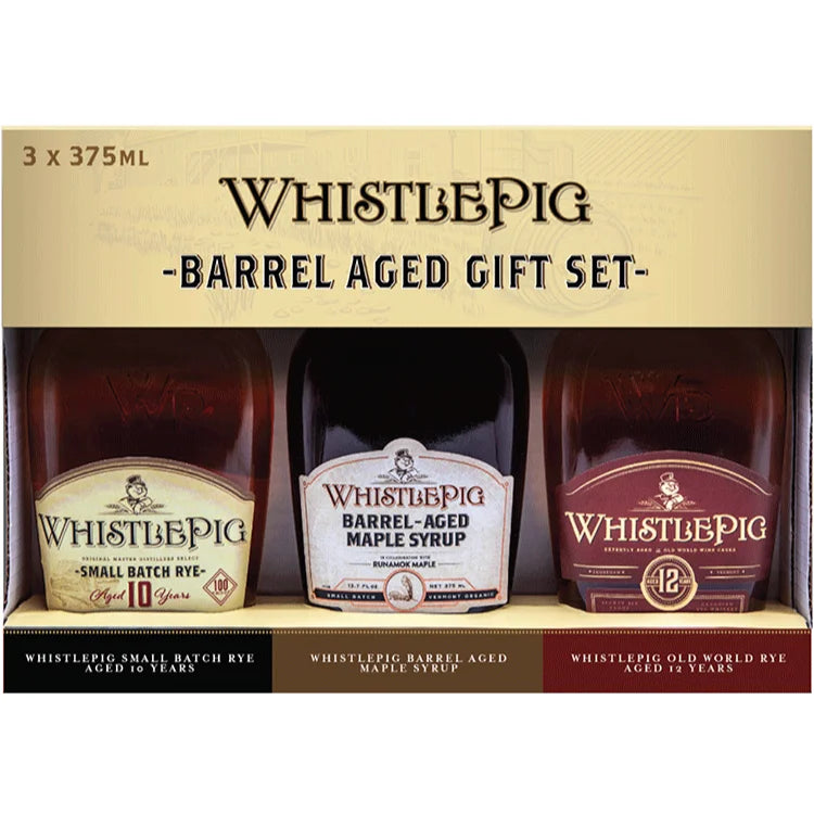 WhistlePig Barrel Aged Gift Set 3x375ml